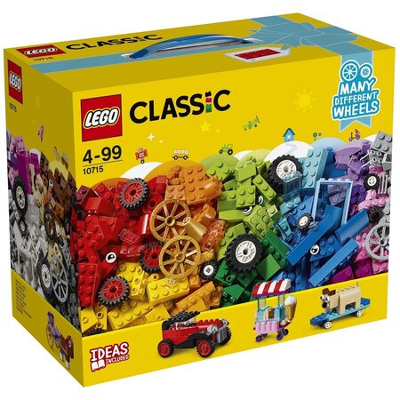 Lego 10715 classic - la boîte de briques et de roues