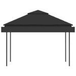 vidaXL Belvédère et double toits étentus 3x3x2 75 m Anthracite 180g/m²