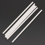 Pailles s blanches en papier - lot de 250 - fiesta green -  - papier 210
