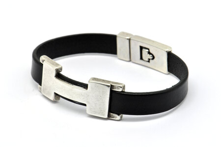 Bracelet Chic H Single Noir M