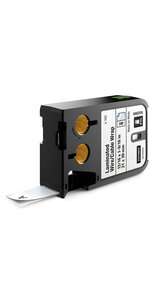 DYMO XTL - Etiquettes laminées d'enrobage de fils/câbles 21mm x 39mm - Noir sur Blanc
