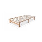Lit Palette 90x200 cm en bois massif