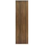 vidaXL Bibliothèque/Cloison Chêne marron 80x30x103 cm Bois ingénierie