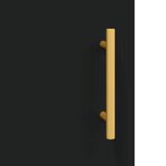 vidaXL Buffet haut Noir 69 5x34x180 cm Bois d'ingénierie