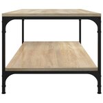 vidaXL Table basse Chêne sonoma 80x50x40 cm Bois d'ingénierie