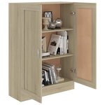 vidaXL Bibliothèque Chêne sonoma 82 5x30 5x115 cm Aggloméré