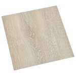 vidaXL Planches de plancher autoadhésives 20 Pièces PVC 1 86 m² Beige