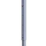 vidaXL Tente pliable avec 4 parois Bleu 3 x 3 m
