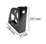 Porte-revues Ecomag Ecoblack - Noir - X 10 - Exacompta