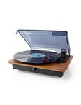 Platine vinyle 9 W Bluetooth avec couvercle anti-poussière - Nedis