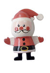 Décoration Mini Père-Noël 3D 3 cm 5 pièces