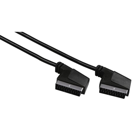 Hama 75122141 câble scart 3 m scart (21-pin) noir
