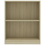 vidaXL Bibliothèque Chêne sonoma 60x24x74 5 cm Bois d'ingénierie