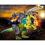 Playmobil - 70625 - spinosaure et combattants