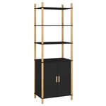 vidaXL Buffet haut Noir 60x40x173 cm Bois d'ingénierie