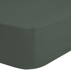 HIP Drap-housse 100x200 cm Vert olive foncé