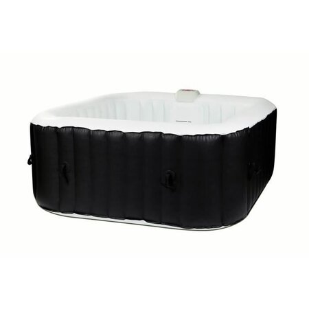 SUN SPA Spa gonflable carré Laminée - 4 personnes - 1, 55 x H 0, 65 m
