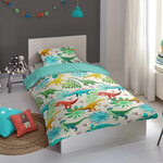 Good morning housse de couette pour enfants dinos 135x200 cm