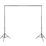 vidaXL Kit de studio photo avec toiles de fond  lampes et parapluies