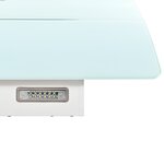 vidaXL Hotte murale Acier inoxydable 756 m³ / h 90 cm Blanc