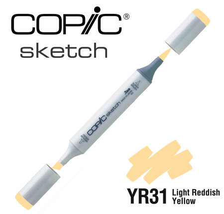Marqueur à l'alcool Copic Sketch YR31 Light Reddish Yellow