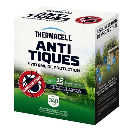 THERMACELL - Anti-Tiques - 8 Tubes pour 340 m²