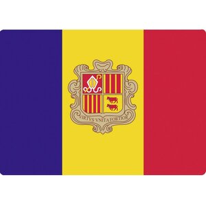 Informatique tapis de souris drapeau andorre