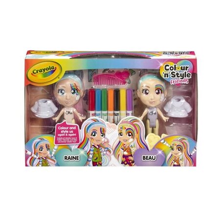 CRAYOLA Colour'n'style Rainbow Twins