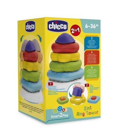 Chicco anneaux a empiler 2 en 1