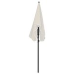vidaXL Parasol de jardin avec mât 200x130 cm Sable