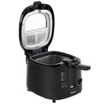 Friteuse 2 5 l noire bestron adf2000 1800 w