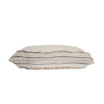 Coussin en coton tricoté blanc dune 30 x 50 cm