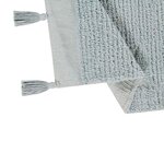 Tapis coton motif star - bleu - 120 x 175