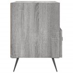 vidaXL Table de chevet gris sonoma 40x35x47 5 cm bois d’ingénierie