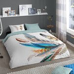 Good Morning Housse de couette FEATHER 140x200/220 cm Multicolore
