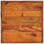 vidaXL Plateau de service Bois solide de Sesham 50 x 50 cm