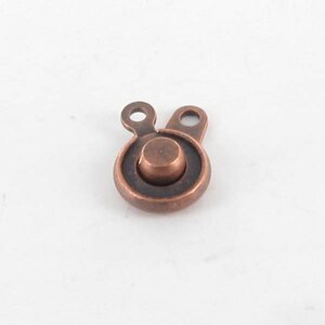 Fermoir pression Cuivré (10 pièces)
