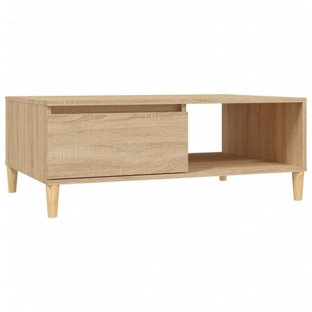 vidaXL Table basse Chêne sonoma 90x60x35 cm Aggloméré