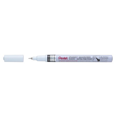 Marqueur peinture paint marker mfp10 pointe extra fine blanc x 12 pentel