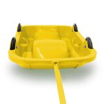 Jamara bobsleigh d'hiver et d'été 2 en 1 jaune