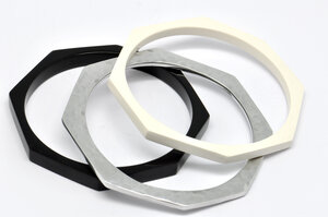 Bracelet triple résine et métal
