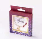 Bracelet fanny avec perles rouges
