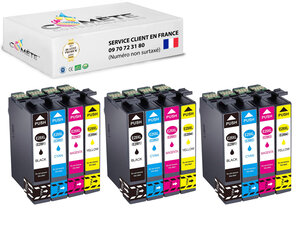 12 cartouche d'encre compatibles avec epson 29xl b3c3m3y3