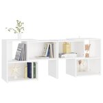 vidaXL Meuble TV Blanc 104x30x52 cm Aggloméré