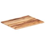 vidaXL Dessus de table Bois solide 25-27 mm 60x70 cm