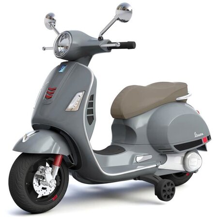 VESPA Scooter électrique avec MP3/USB/SD - Gris