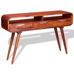 vidaXL Table console Bois massif de Sesham 120 x 30 x 75 cm