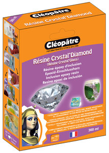 Résine d'inclusion Crystal'Diamond et accessoires 360ml