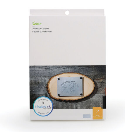 Cricut : 2 feuilles aluminium 12 7 x 17 8 cm