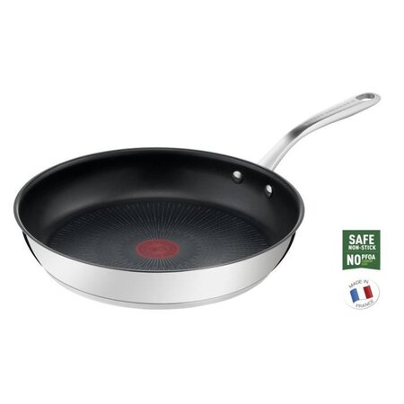 Tefal pierre gagnaire poele inox antiadhésive 30 cm tous feux dont induction
